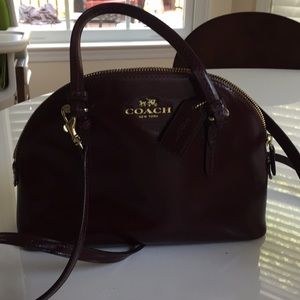 COACH Maroon Purse